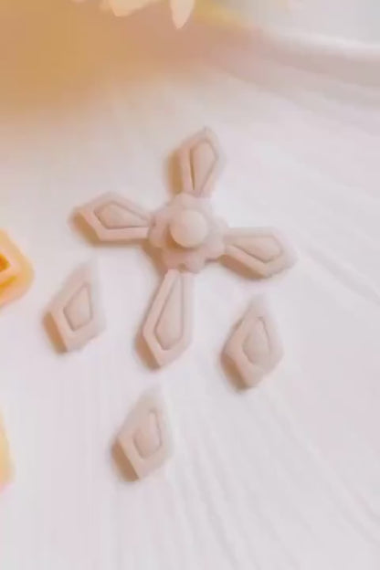 Cross Earring Clay Cutter: Geometric Polymer Clay Jewelry